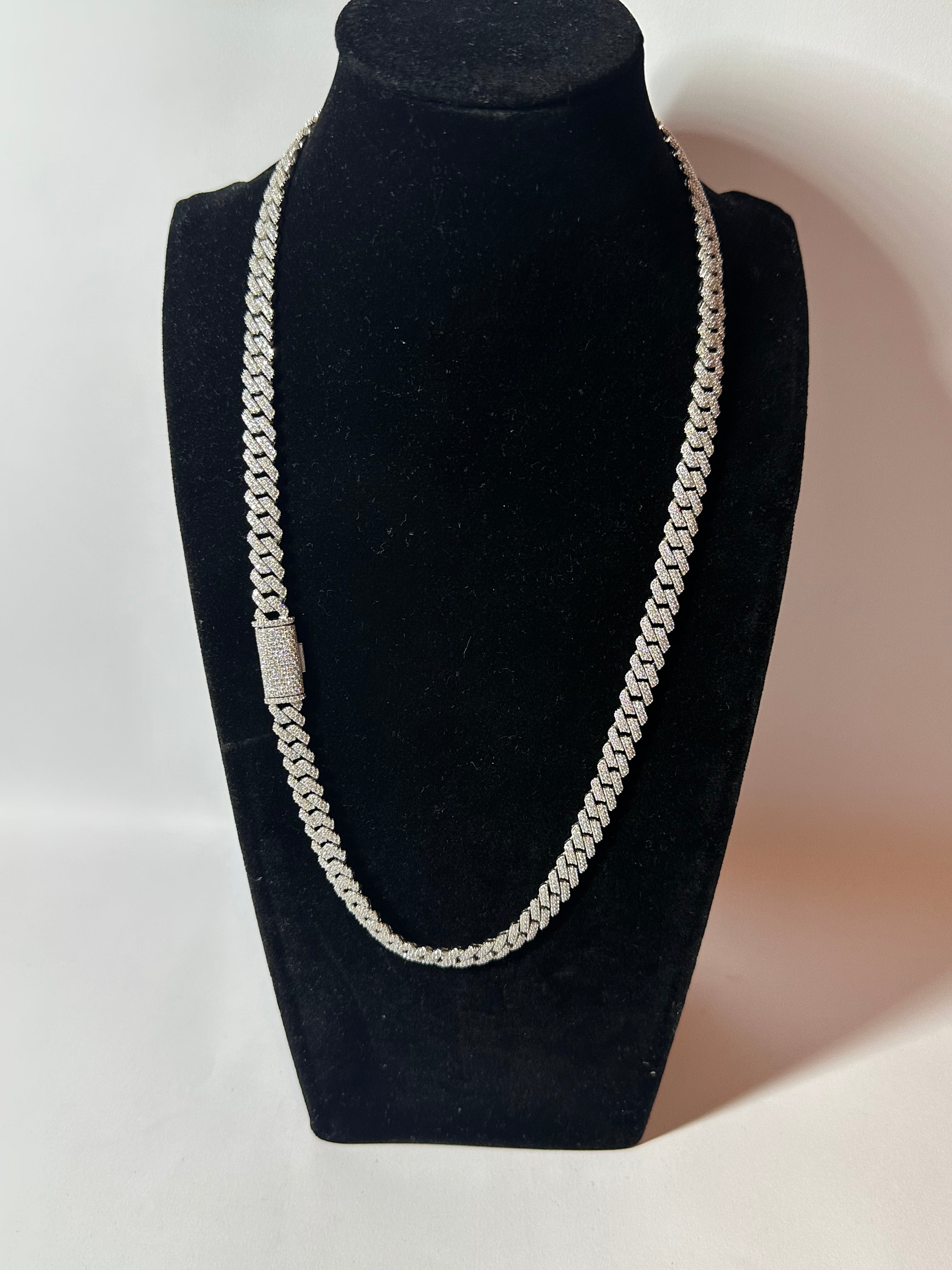 Cadena cuban link 8mm