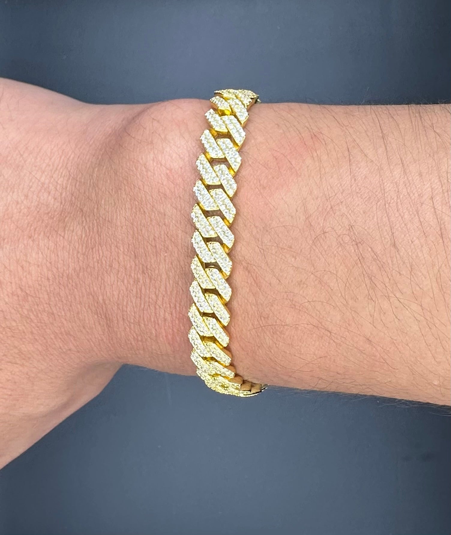 Cuban link bañado oro 8mm