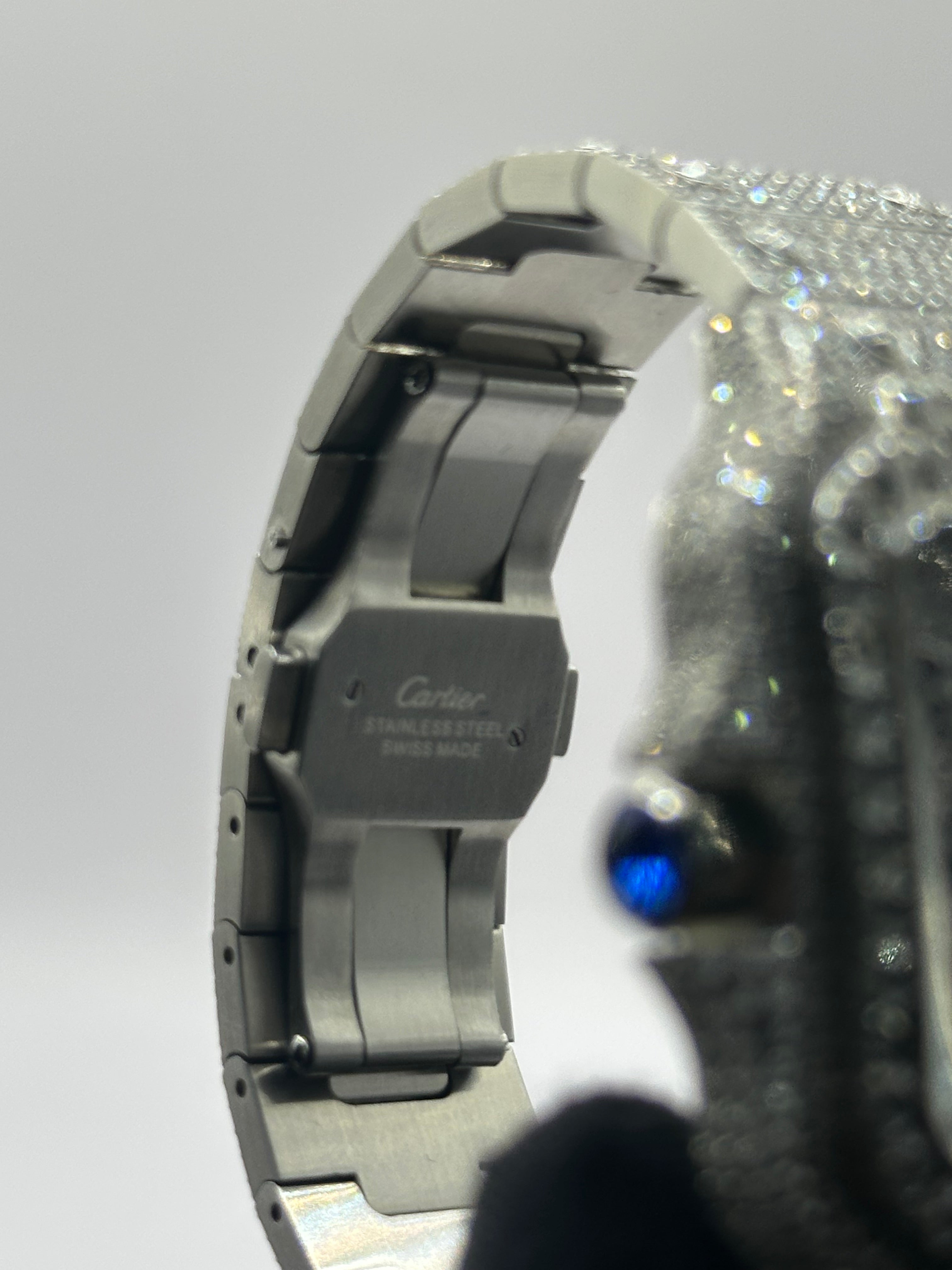 Cartier santos iced out