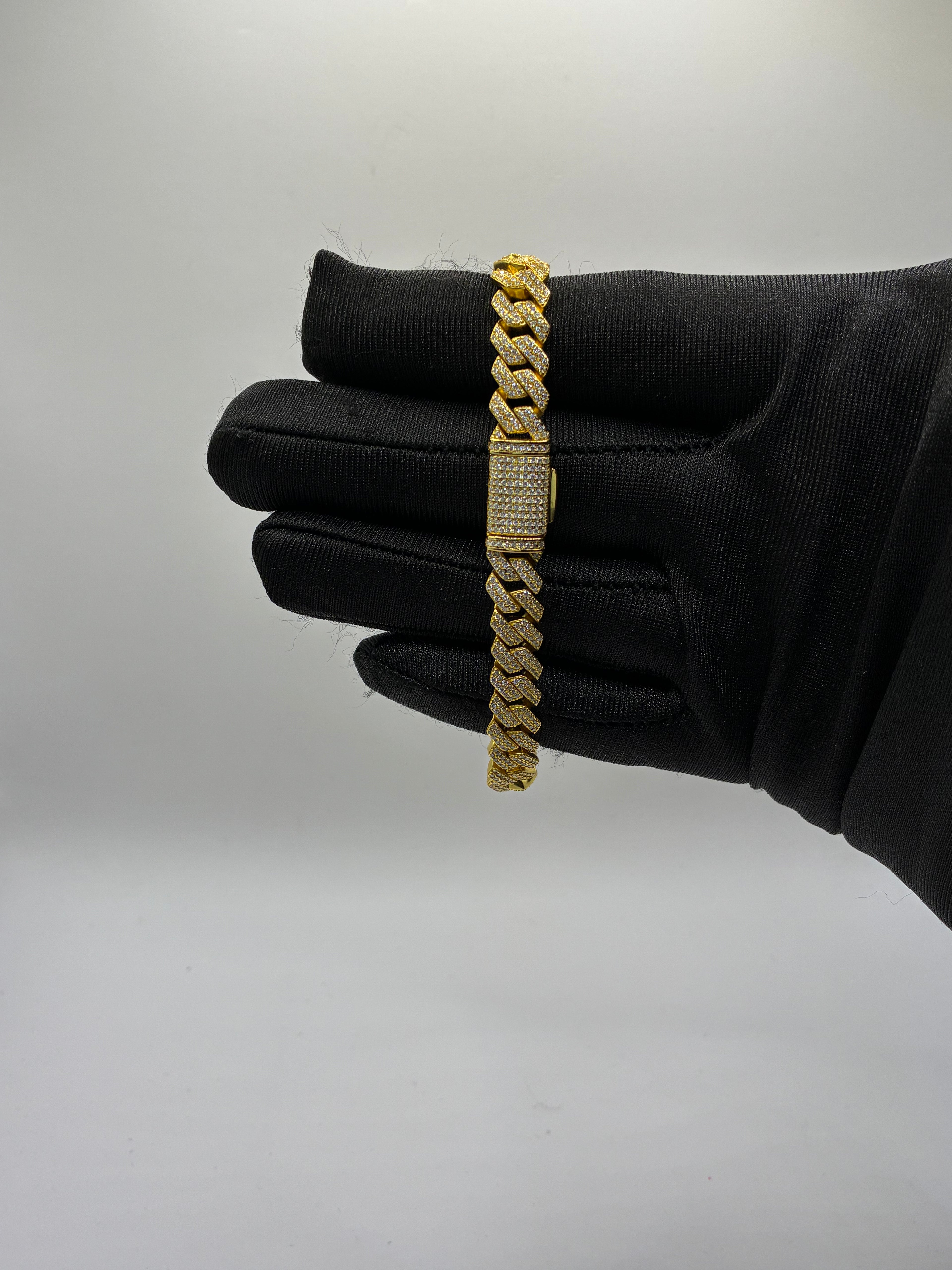Cuban link bañado oro 8mm