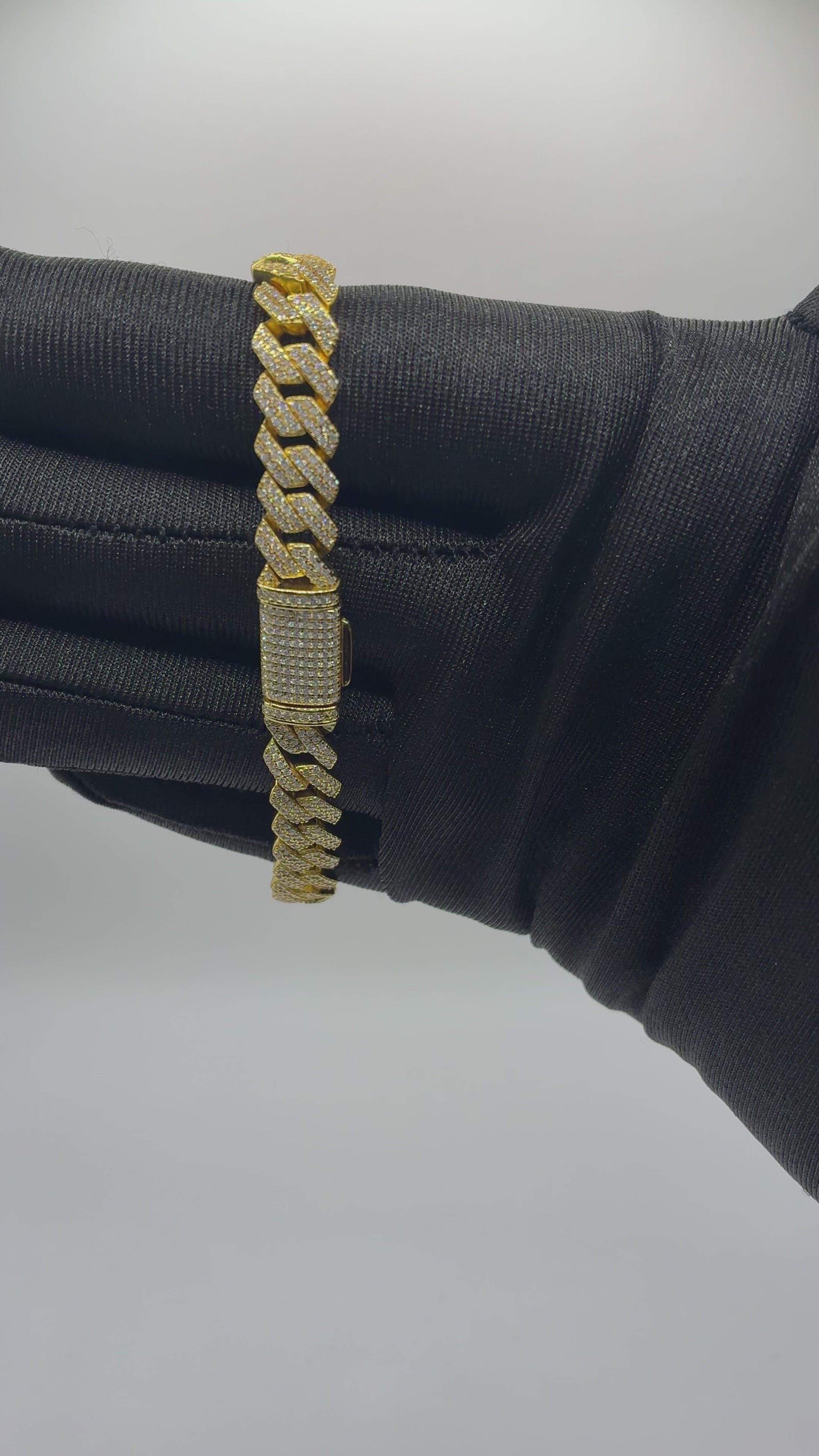 Cuban link bañado oro 8mm