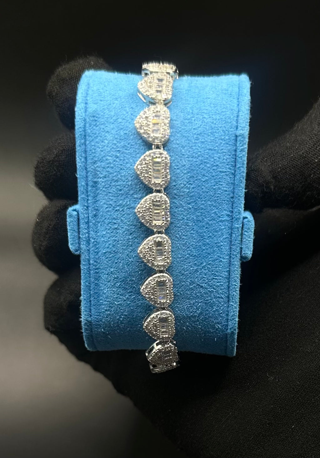 Pulso eslabones corazón